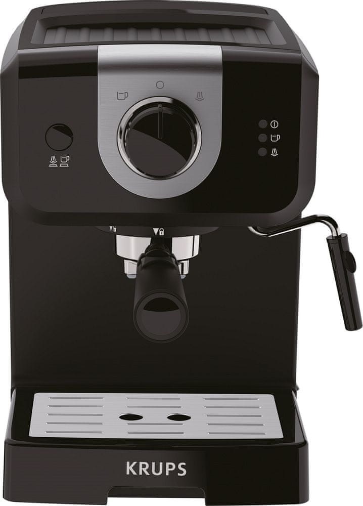 Krups XP320830 Espresso Steam & Pump Opio fekete espresso kávéfőző