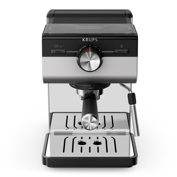 Krups XP384E10 Authentic+ ezüst espresso kávéfőző