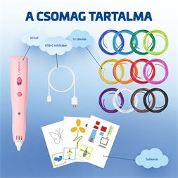 LAMAX ArtKid1 rózsaszín 3D nyomtató toll