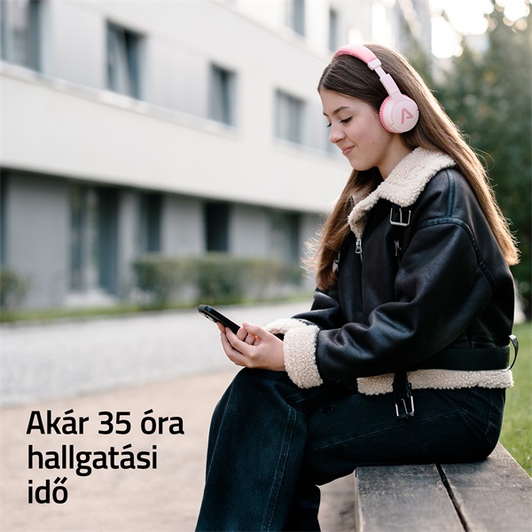 LAMAX BaseKid1 Bluetooth kék gyerek fejhallgató
