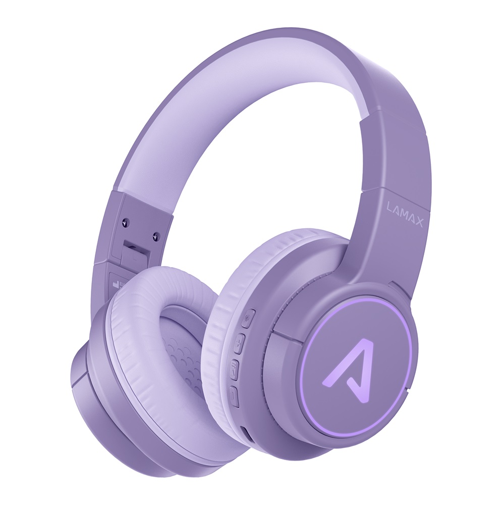 LAMAX GlowKid1 Bluetooth rózsaszín gyerek fejhallgató