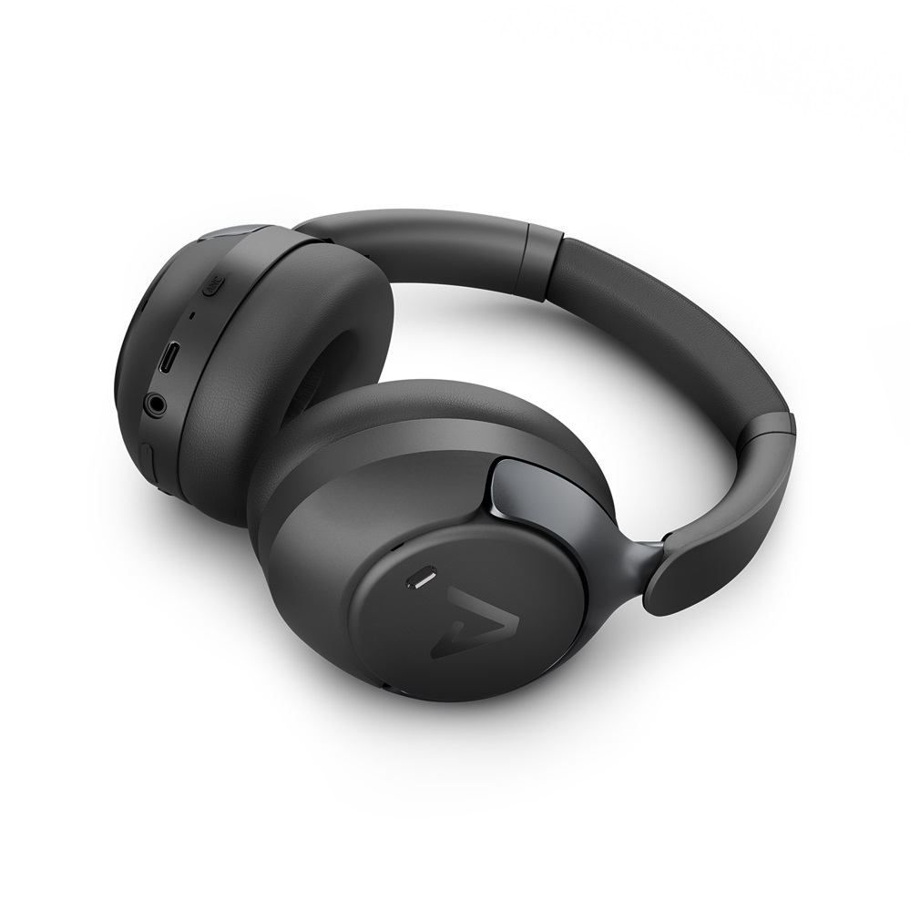 LAMAX HighComfort2 ANC aktív zajszűrős Bluetooth fekete fejhallgató