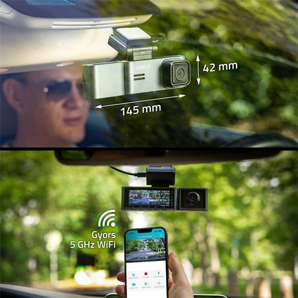 LAMAX N10 GPS 3in1 kamera rendszer (Újszerű)