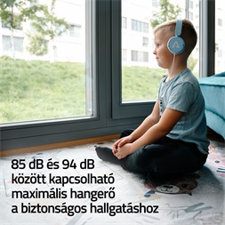 LAMAX SoundKid1 vezetékes kék gyerek fejhallgató