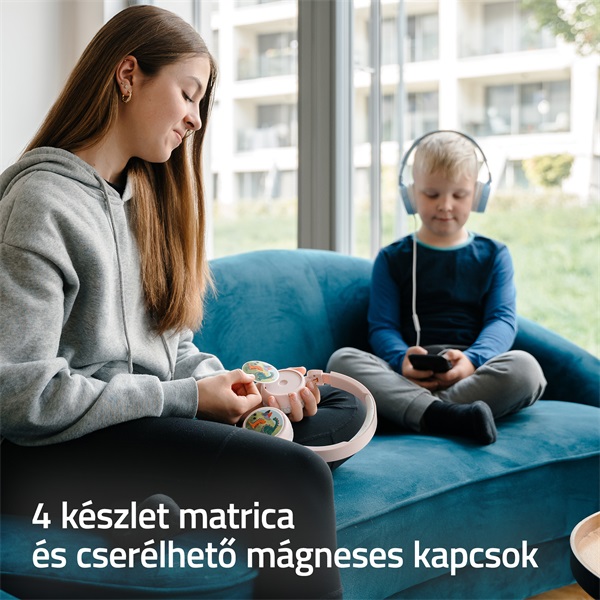 LAMAX SoundKid1 vezetékes kék gyerek fejhallgató