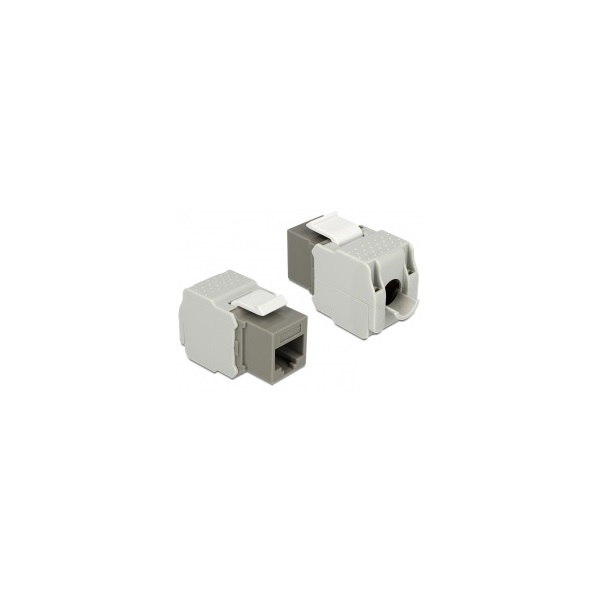 LAN Delock 86342 Keystone modul RJ45 anya > LSA Cat6 UTP - Szürke