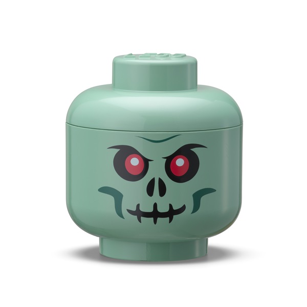 LEGO Csontváz tárolófej, mini, zöld (0,36 literes)