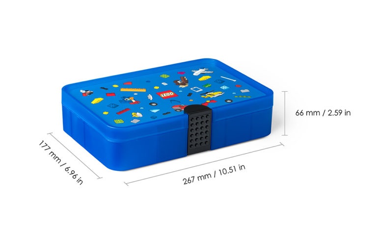 LEGO Rendszerező doboz, kék