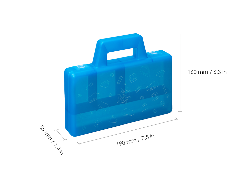 LEGO Rendszerező táska, kék