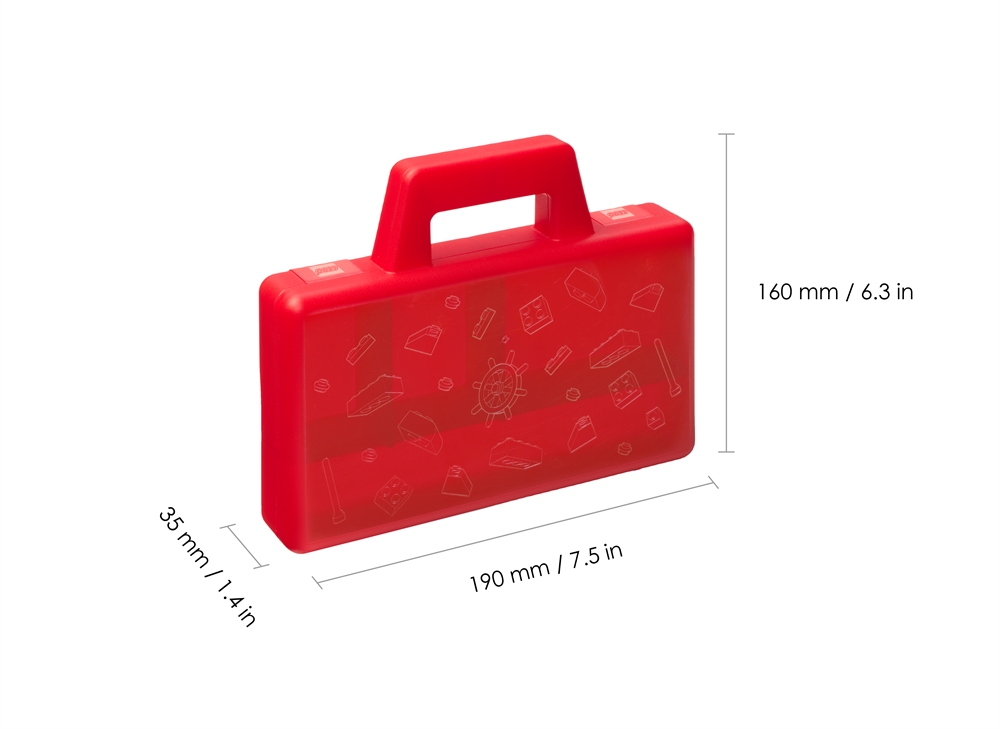 LEGO Rendszerező táska, piros