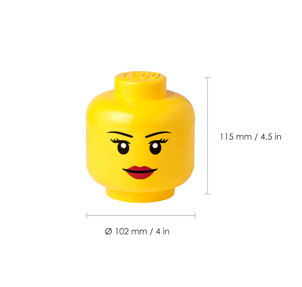 LEGO Tároló fej szett, mini, 4 db-os