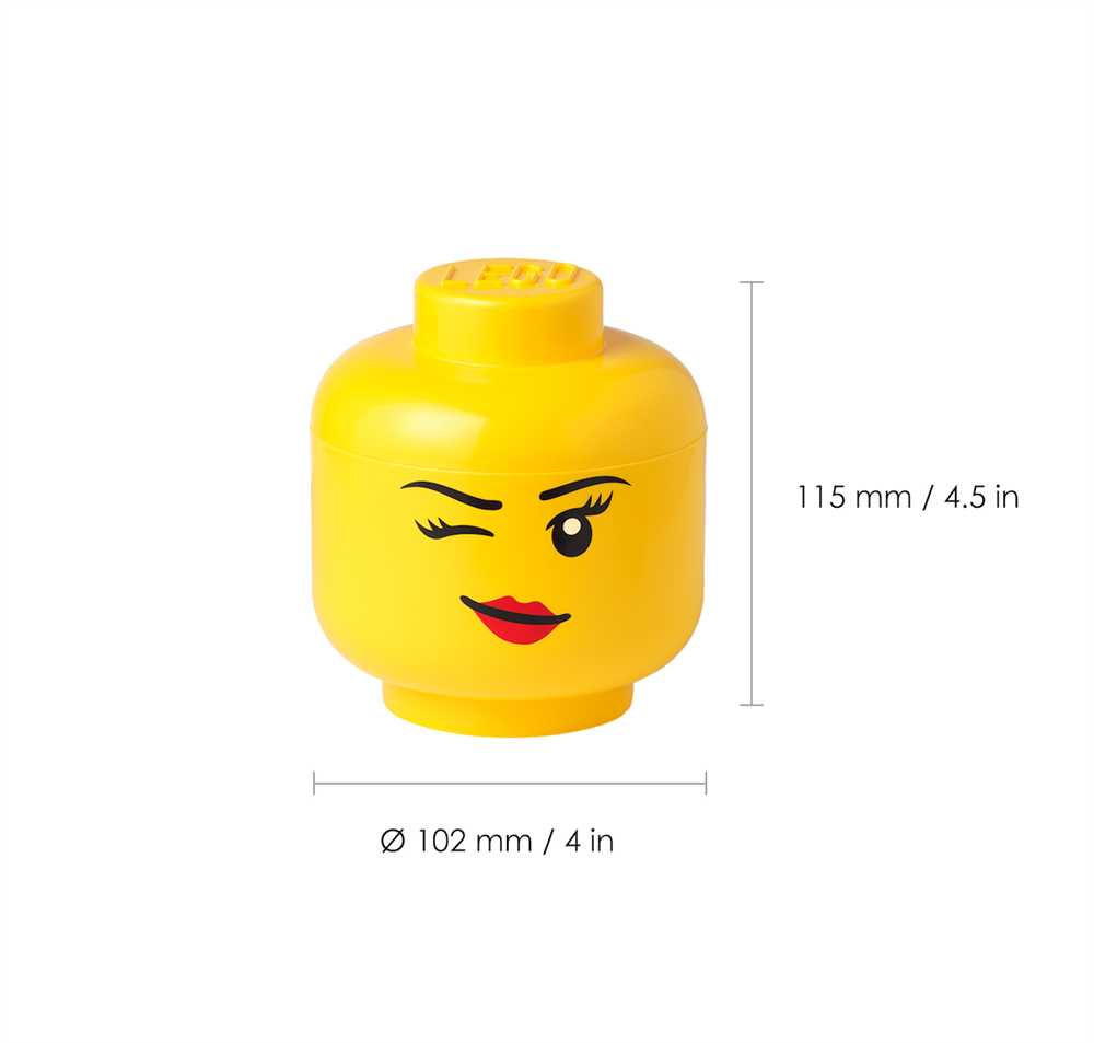 LEGO Tároló fej szett, mini, 4 db-os