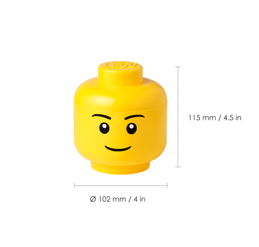 LEGO Tároló fej szett, mini, 4 db-os