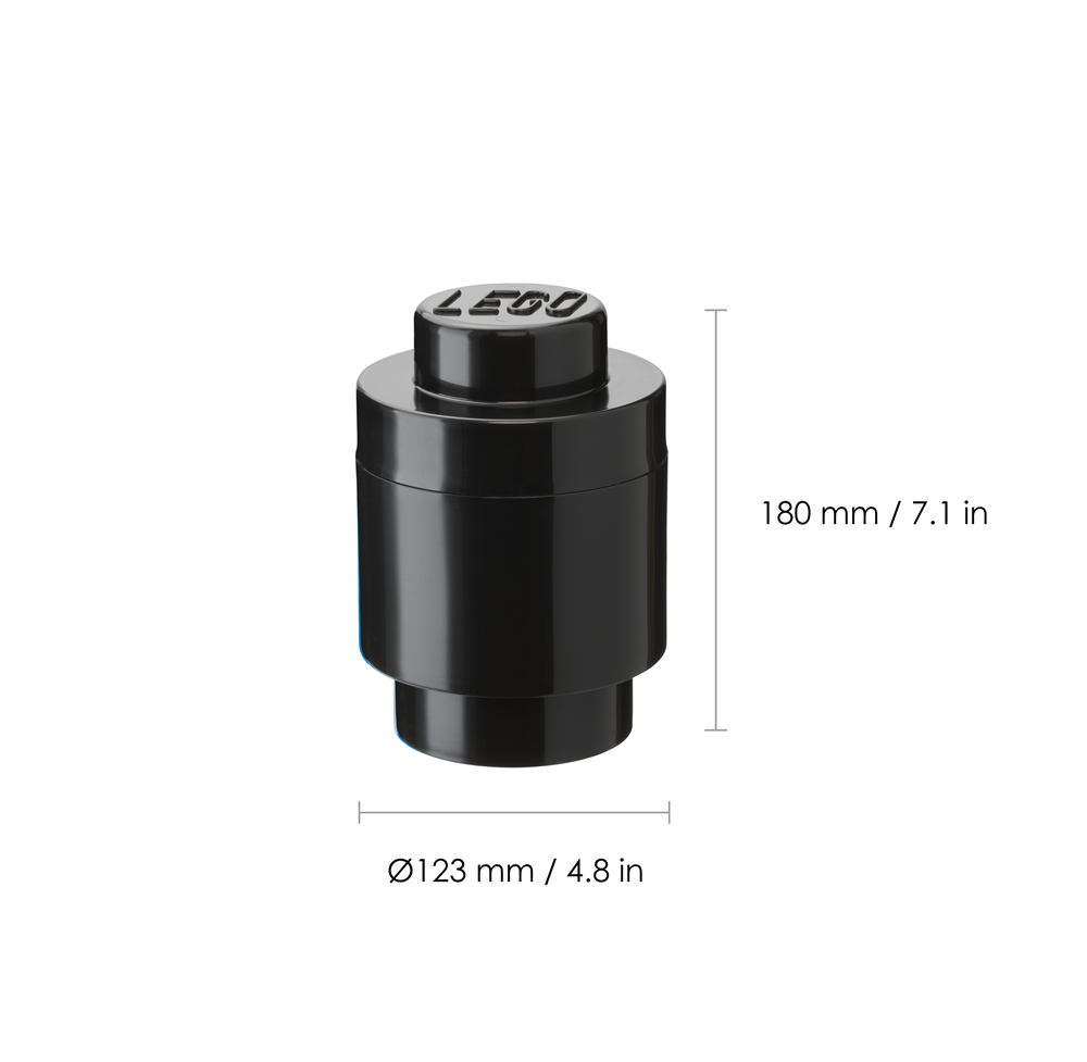 LEGO Tárolódoboz szett 3db-os, fekete, fehér, szürke