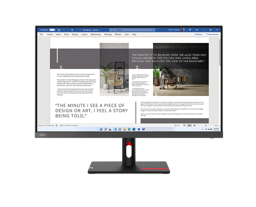 Lenovo 27" S27i-30 ThinkVision FHD IPS 100Hz VGA/HDMI fekete monitor