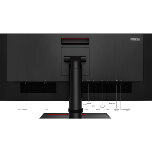 Lenovo 34" ThinkVision P34w-20 UWQHD IPS USB/USB-C/HDMI/DP ívelt monitor