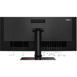 Lenovo 34" ThinkVision P34w-20 UWQHD IPS USB/USB-C/HDMI/DP ívelt monitor