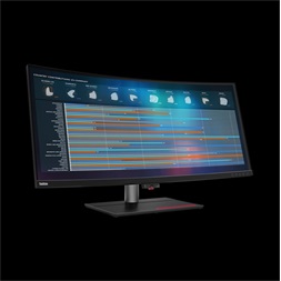 Lenovo 39,7" ThinkVision P40w-20 UWQHD IPS USB/USB-C/HDMI/DP ívelt monitor