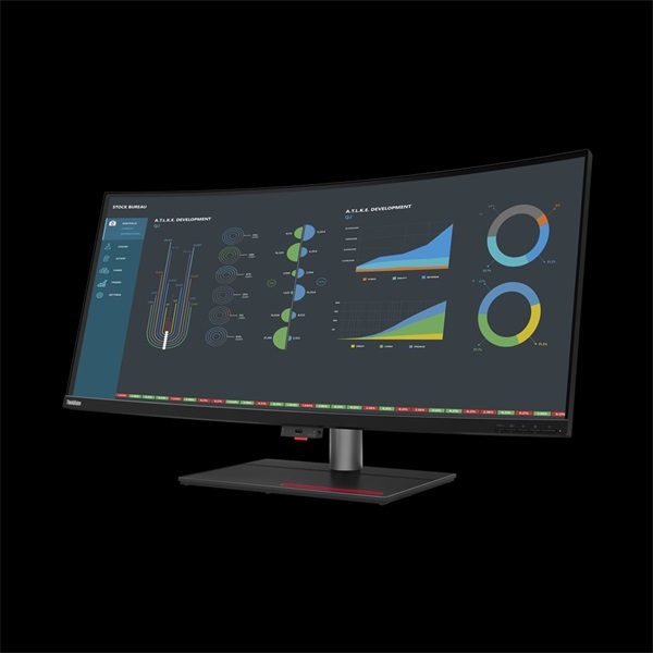 Lenovo 39,7" ThinkVision P40w-20 UWQHD IPS USB/USB-C/HDMI/DP ívelt monitor