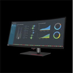 Lenovo 39,7" ThinkVision P40w-20 UWQHD IPS USB/USB-C/HDMI/DP ívelt monitor