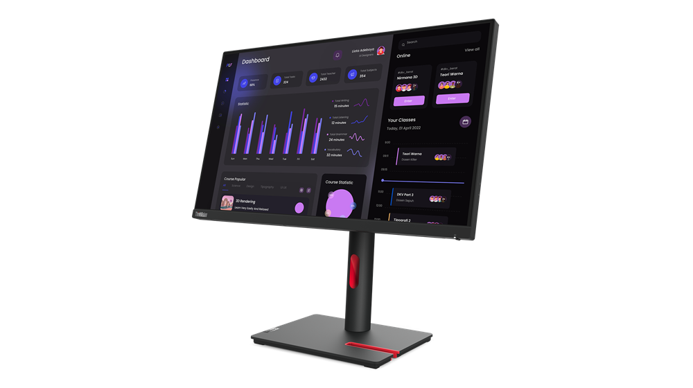 Lenovo 23,8" ThinkVision T24i-30 FHD IPS DP/VGA/HDMI/USB monitor