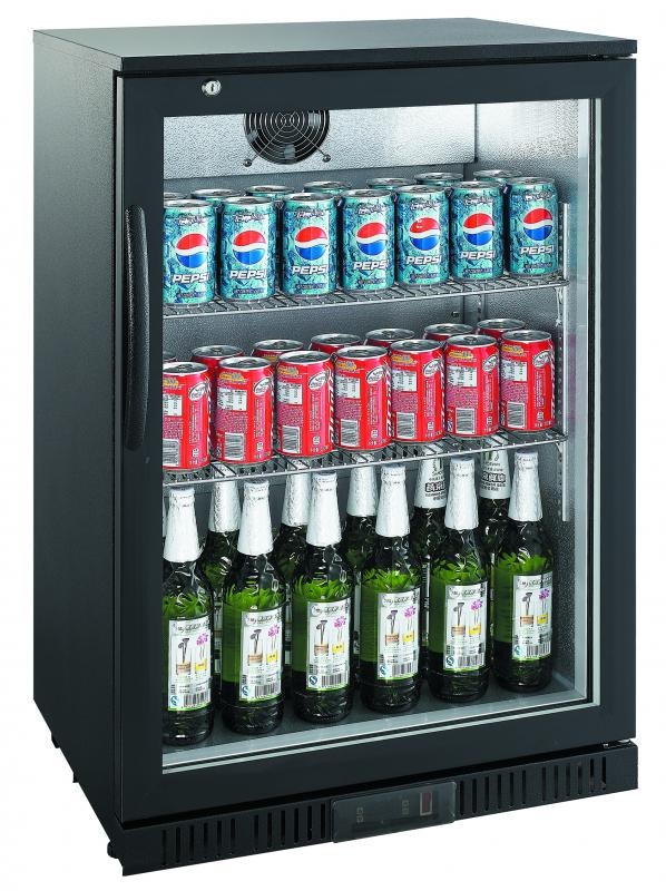 LG 128 LED fekete, Hűtő:128L, bárhűtő