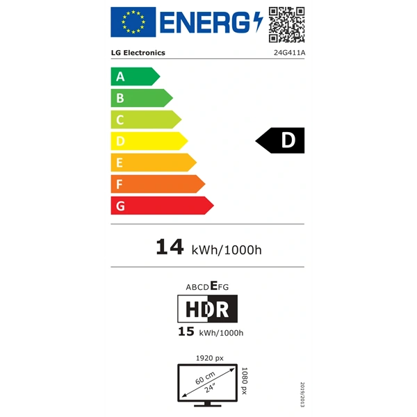 LG 24" 24G411A-B.AEU FHD IPS 144Hz HDMI/DP gamer monitor (Újszerű)