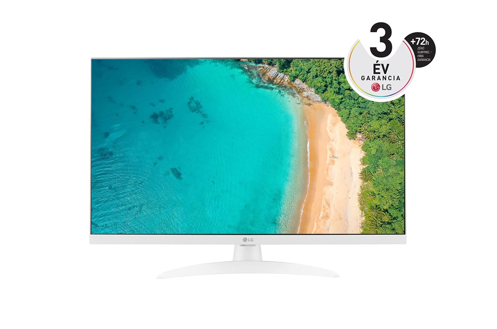 LG 27" 27TQ615S-WZ Full HD HDMI/USB/CI/WiFi/Bluetooth fehér smart monitor/TV