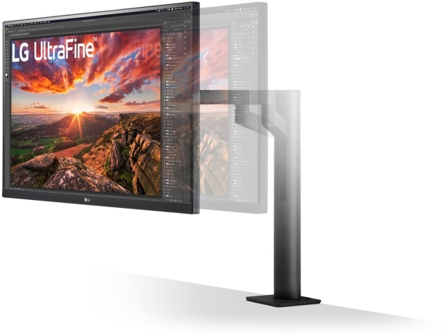 LG 27" 27UN880-B 4K UHD IPS HDMI/DP/USB fekete monitor