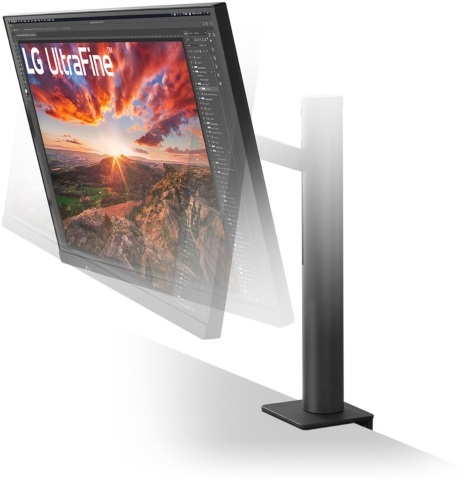 LG 27" 27UN880-B 4K UHD IPS HDMI/DP/USB fekete monitor