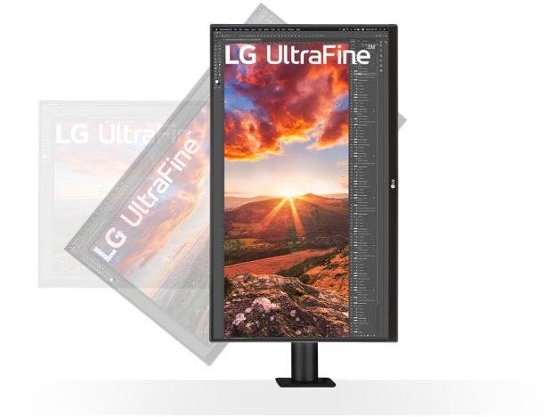 LG 27" 27UN880-B 4K UHD IPS HDMI/DP/USB fekete monitor