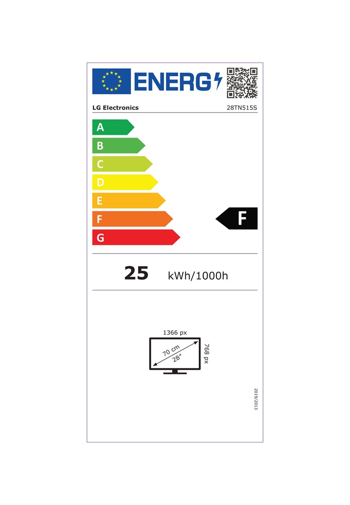 LG 27,5" 28TN515S-PZ.AEU HD ready LED Smart Wifi HDMI TV-monitor