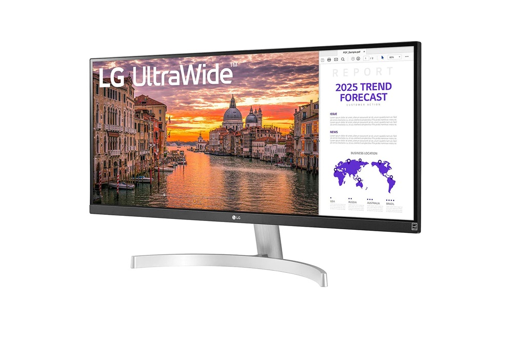 LG 29" 29WN600-W UW-FHD IPS HDMI/DP fekete LED monitor