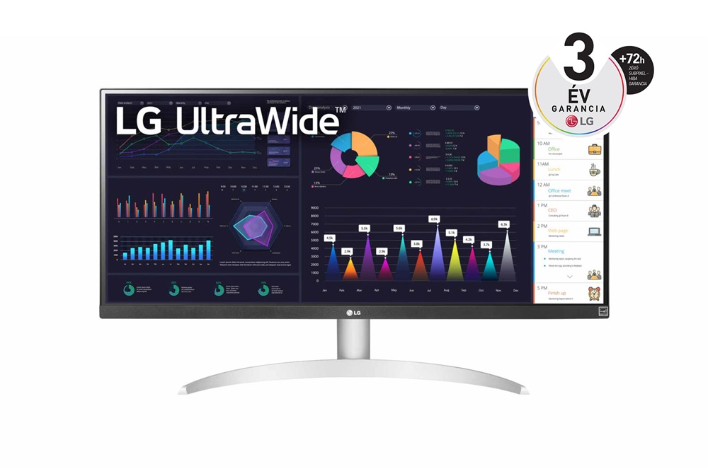 LG 29" 29WQ600-W UW IPS 100Hz HDMI/DP/USB-C monitor