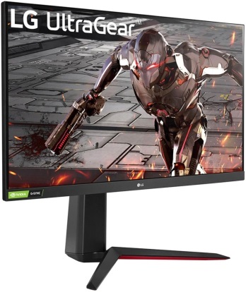 LG 31,5" 32GN550-B FHD VA 165Hz HDMI/DP fekete gamer monitor