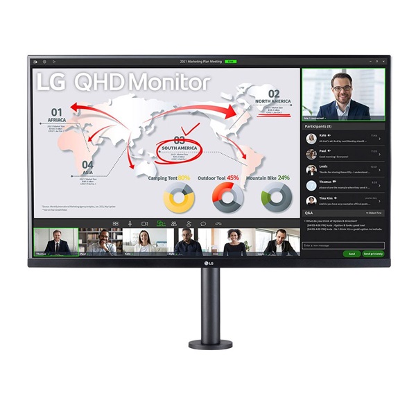 LG 31,5" 32QP880 QHD IPS HDMI/DP/USB monitor