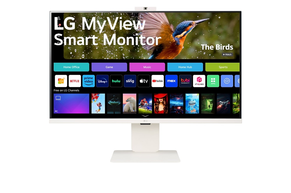 LG 31,5" 32SR85U-W UHD IPS HDMI/USB/Bluetooth/AirPlay smart monitor