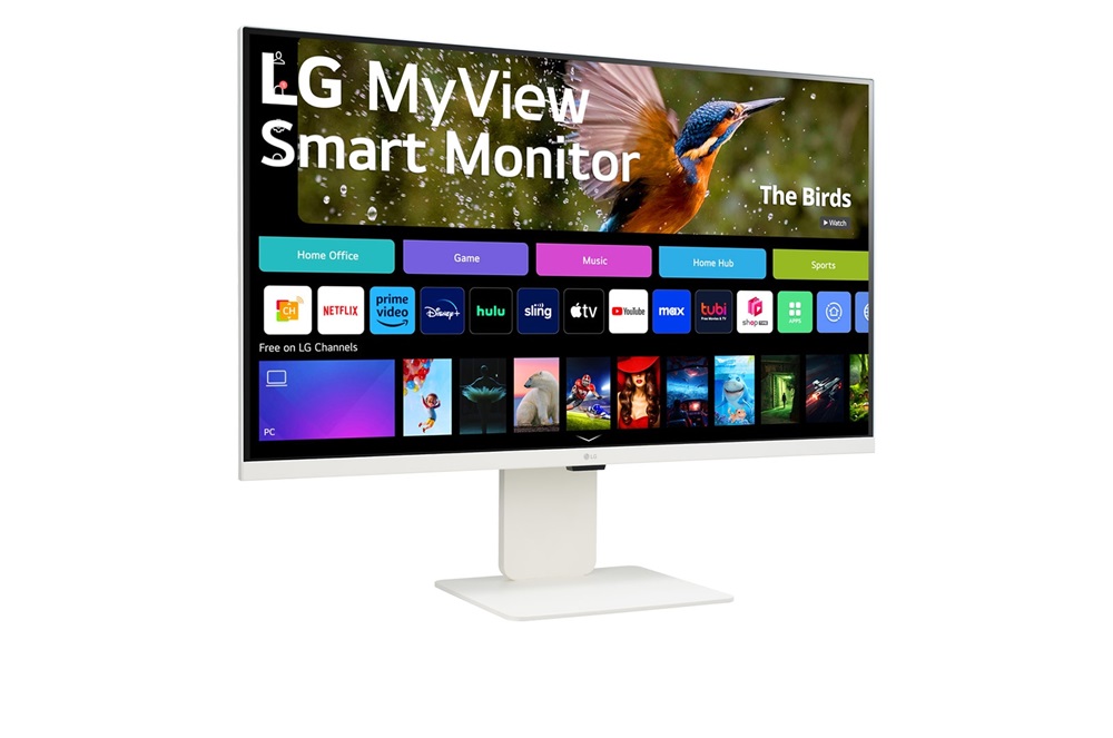 LG 31,5" 32SR85U-W UHD IPS HDMI/USB/Bluetooth/AirPlay smart monitor