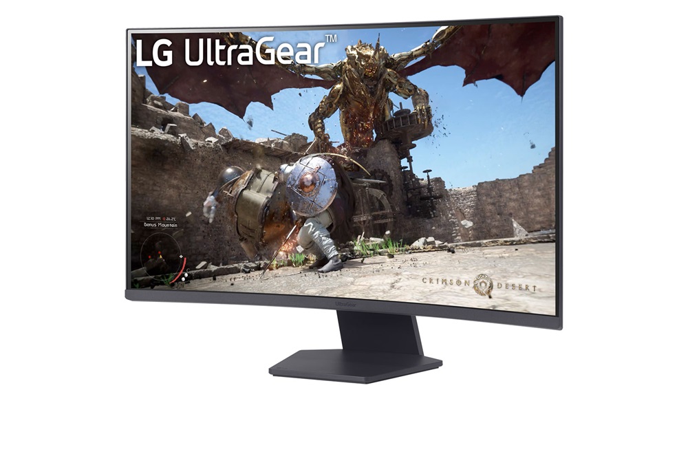 LG 32" 32GS60QC-B QHD VA 180Hz HDMI/DP ívelt gamer monitor