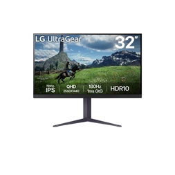 LG 32" 32GS85Q-B.AEU UltraGear QHD Nano IPS 180Hz HDMI/DP/USB gamer monitor