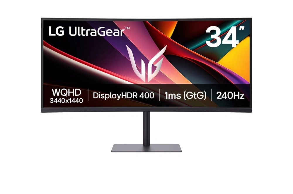 LG 34" 34G630A-B.AEUQ UltraGear WQHD VA 240Hz HDMI/DP/USB/USB-C ívelt gamer monitor