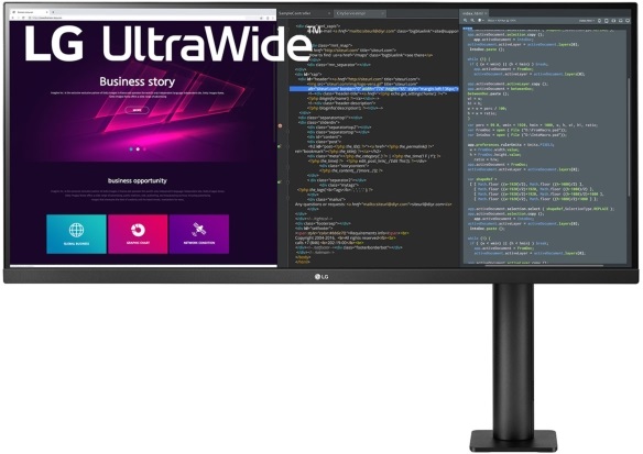 LG 34" 34WN780-B QHD IPS 75Hz HDR10 HDMI/DisplayPort monitor