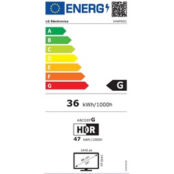 LG 34" 34WP65C-B UWQHD VA 160Hz HDMI/DP fekete ívelt gamer monitor
