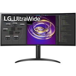 LG 34" 34WP85C-B UWQHD IPS HDMI/DP/USB fekete ívelt monitor