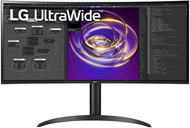 LG 34" 34WP85C-B UWQHD IPS HDMI/DP/USB fekete ívelt monitor