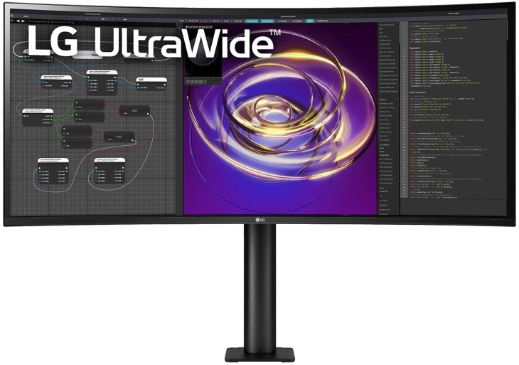 LG 34" 34WP88C-B UWQHD IPS HDMI/DP/USB fekete ívelt monitor