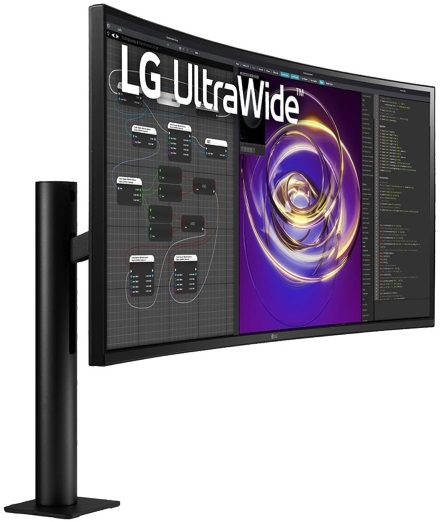 LG 34" 34WP88C-B UWQHD IPS HDMI/DP/USB fekete ívelt monitor