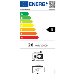 LG 34" 34WR50QK-B.AEU UWQHD VA 100Hz HDMI/DP ívelt monitor