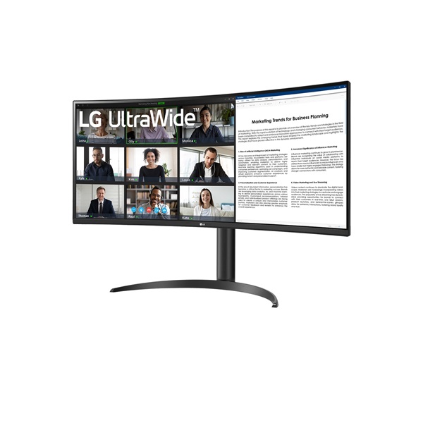 LG 34" 34WR55QK-B.AEU UWQHD VA 100Hz HDMI/DP/USB/USB-C ívelt monitor
