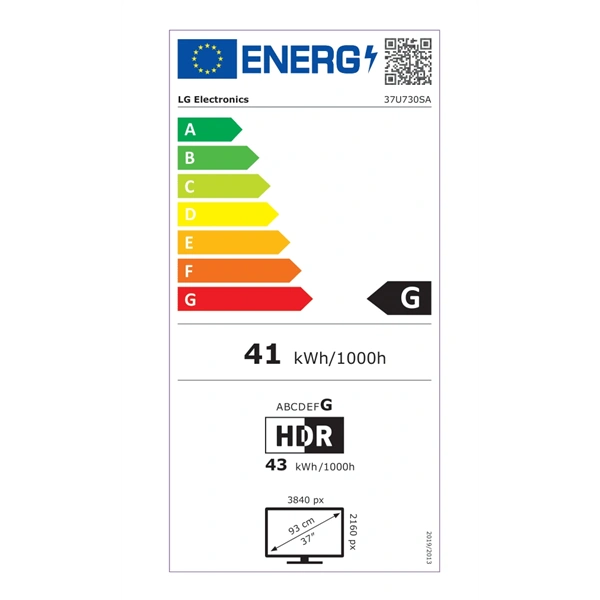 LG 36,5" 37U730SA-W.AEU 4K UHD IPS HDMI/USB/USB-C/Wi-Fi smart monitor